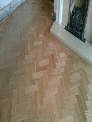 WOOD BLOCK HERRINGBONE SUPPLIED AND INSTALLED BY CARPET STYLE NORTHWOOD AND WATFORD IN GOLDERS GREEN