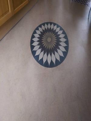Amtico signature lotus motif supplied and installed by carpet style