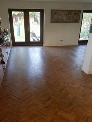 amtico signature using the parquet design, supplied and installed by a premium retailer and approved fitters. 