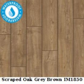 Scraped Oak Grey Brown